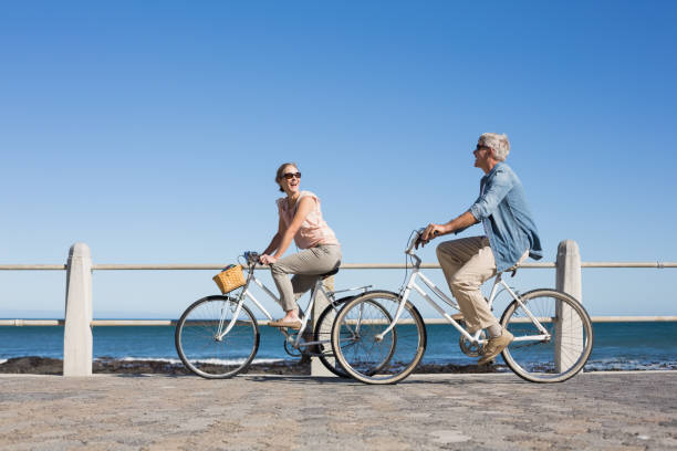 Leisure cycling along a scenic Wellington pathway
